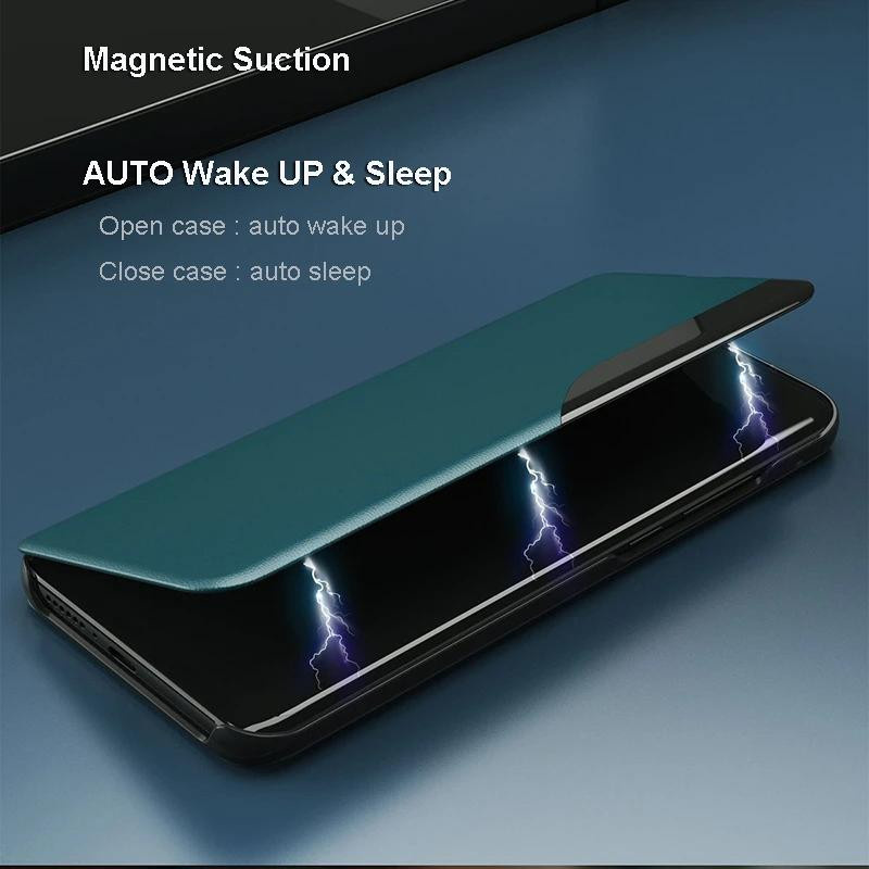Flip Smart View Handyhülle für Samsung Galaxy S26 S24 Ultra S23 FE Plus mit Buchhülle und Haltefunktion - Bild 1