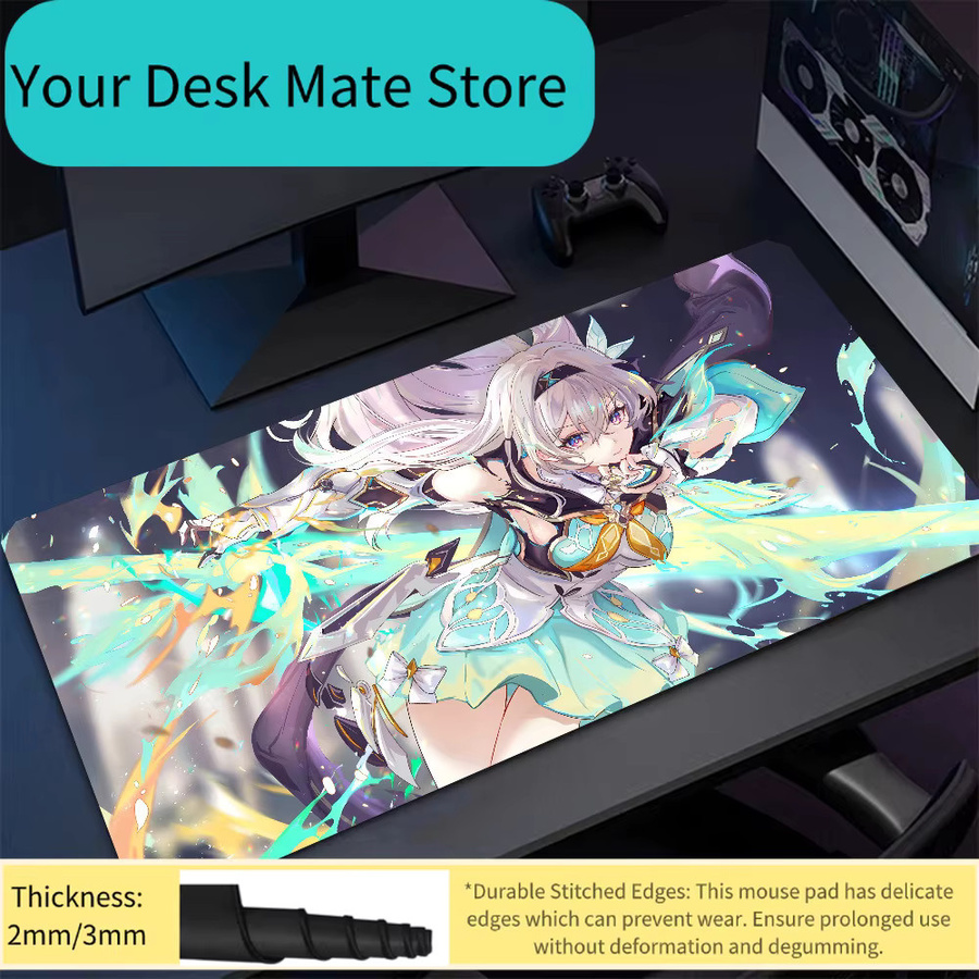 Potdemiel Gaming Mauspad Honkai Star Rail Firefly XXL Schreibtischunterlage Multicolor - Bild 2