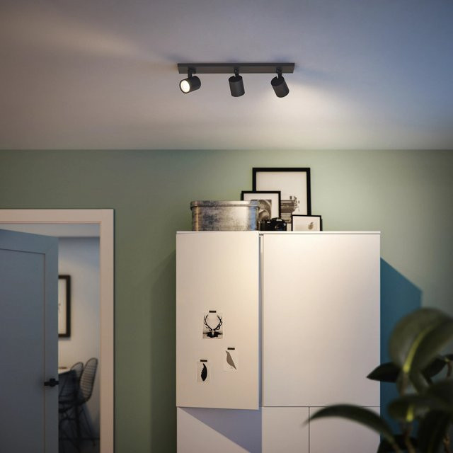 Philips LED-Spot myLiving Runner 3-flammig Schwarz - Bild 1