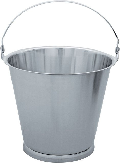 Schneider Edelstahleimer Silber, Volumen: 10 l, Durchmesser: 30 cm, Höhe: 25 cm - Bild 1
