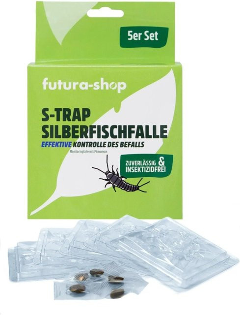 Futura-Shop Silberfischfalle mit Pheromonen zur Bekämpfung von Silberfischchen - Bild 1