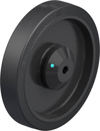 Blickle Schwerlast-Rad POEV 201/12KAD in Schwarz mit 200 mm Durchmesser und 400 kg Tragfähigkeit - Bild 1