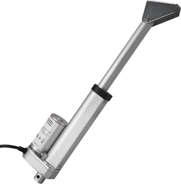 Buying Solutions MB 12V Linearantrieb aus Aluminiumlegierung in Silber, 1000N Kraft, 101,6 mm Hub und 15 mm/s Geschwindigkeit mit IP54 Schutz und Montagehalterung - Bild 1