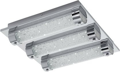 Eglo Wand- und Deckenleuchte TOLORICO aus Edelstahl in Silberfarben mit LED und 4000K - Bild 1