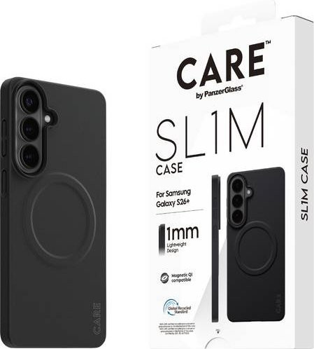 PanzerGlass Backcover für Samsung Galaxy S26+ in Schwarz mit Unterstützung für induktives Laden - Bild 1