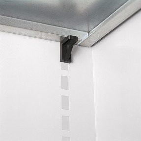 Kappes Fachboden Ordnungsschrank aus verzinktem Stahlblech in Grau, B/T/H: 69,0 x 28,5 x 28,5 cm - Bild 1