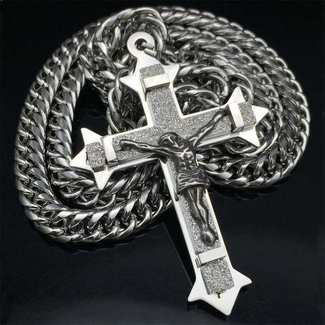 YULIN Halskette Edelstahl, Byzantinische Kette, Silber, Unisex, 60,96 cm - Bild 1