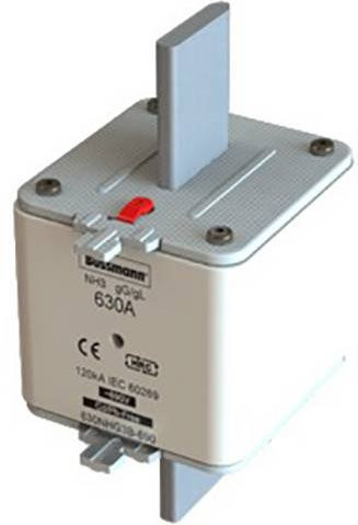 Eaton NH-Sicherung 400NHG3B-690 mit mechanischer Sicherungsanzeige, Größe 3, 400A, 690V, 3 Stück, Weiß - Bild 1