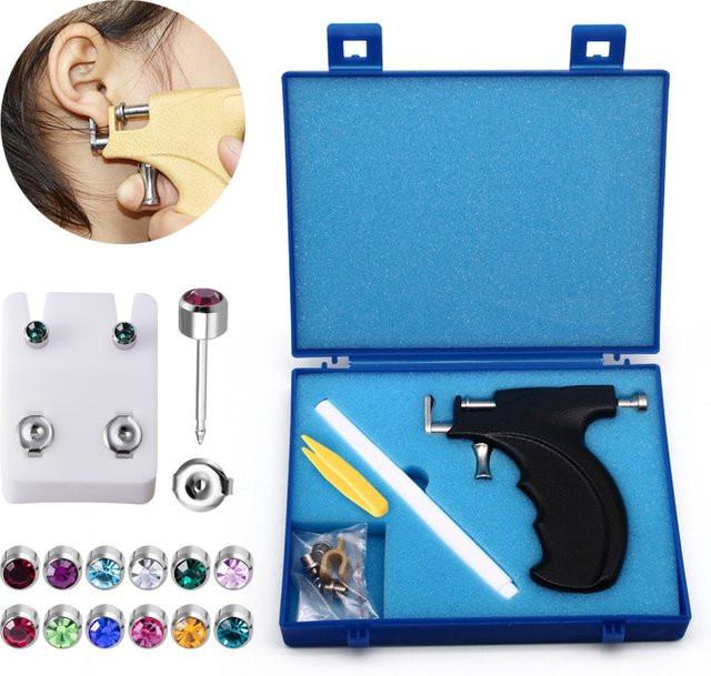 HONGTU BOBY JEWELRY Ohrpiercing Gun Tool Kit, Unisex - Bild 1