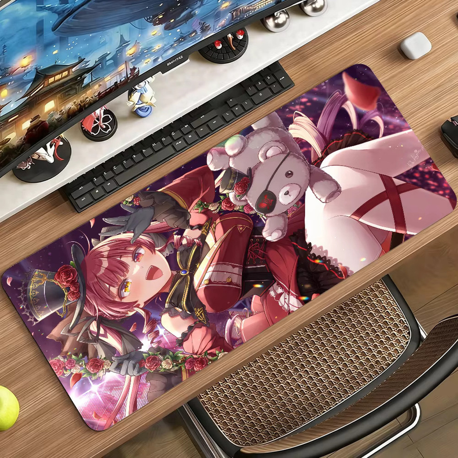 Houshou Marine VTuber Mauspad rutschfeste Gamer-Computermatte in Multicolour - Bild 5