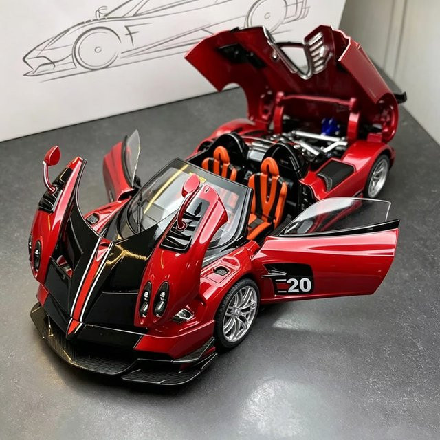 Pagani Huayra BC Roadster, Sportwagen-Modell, 1:18, Metall - Bild 1