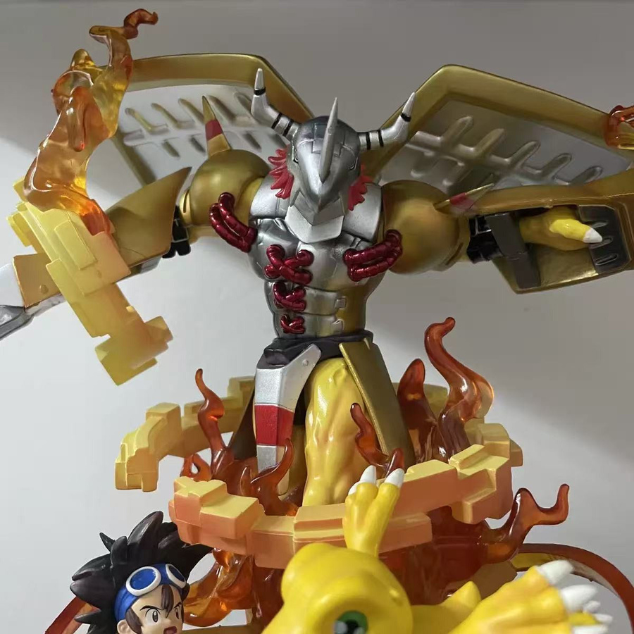 Yiran toy 1 Digimon Adventure Taichi Agumon War Greymon Figuren PVC Statue - Bild 3