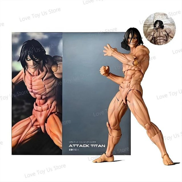 Revoltech Attack on Titan Eren Jaeger, Actionfigur, ab 14 Jahren - Bild 1