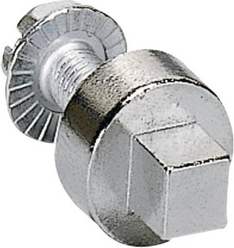 Hager FZ503 Universeller Vierkantverschluss Schließung 7mm in Silber - Bild 1