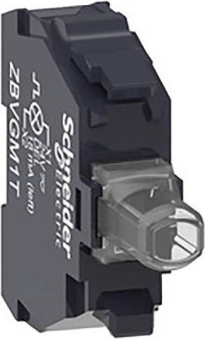 Schneider Electric ZBVGM1T LED-Modul für Ø 22 und Ø 30 mit Schutzmodul, weiß, 110-230V AC Kleinverteilerzubehör - Bild 1