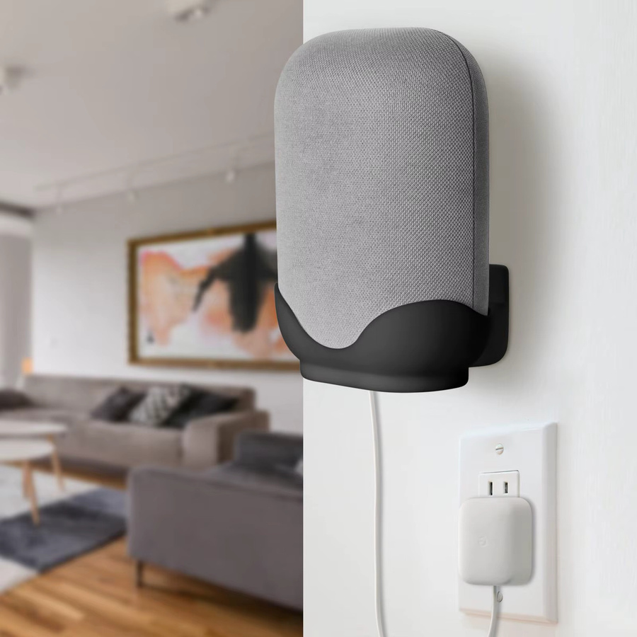 MagiDeal Wandhalterung für Sprachassistenten und tragbare Audio-Geräte in Weiß - Bild 2
