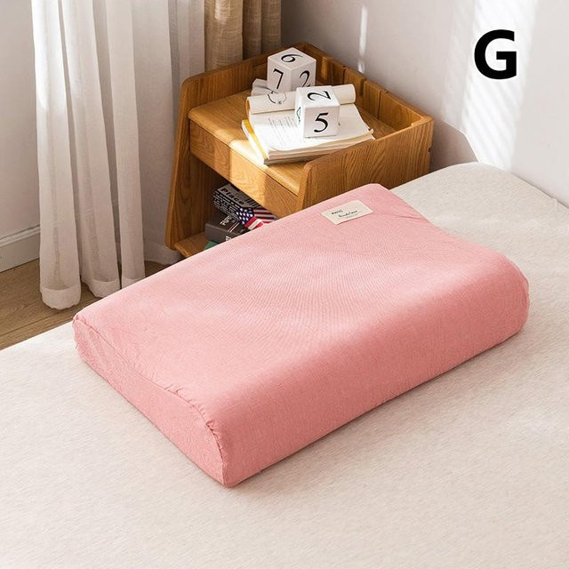 Bequemer Baumwoll-Kissenbezug in Pink für Kinder und Erwachsene, B/H: 40 x 60 cm - Bild 1