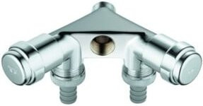 Grohe WAS-Doppelventil 1/2" in Chrom - Bild 1