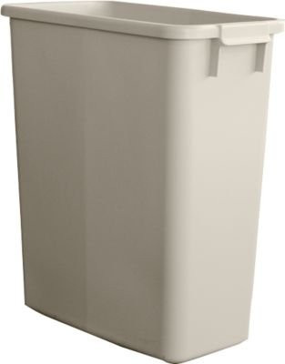 Graf Abfallbehälter ohne Deckel, 60 Liter, grau - Bild 1