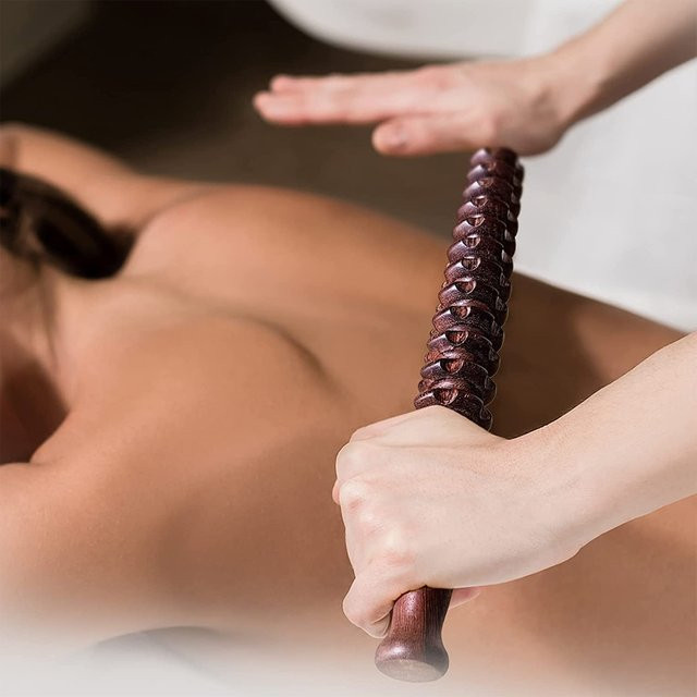 STAWHO Massagegerät aus Holz, Handroller, Unisex - Bild 1