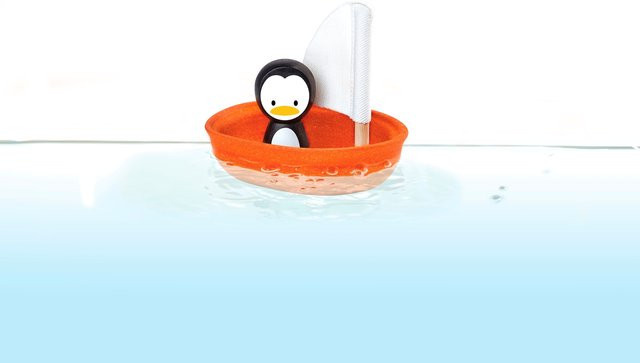 Plantoys Segelboot Pinguin, ab 1 Jahr - Bild 1