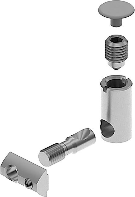 Fath Gehrungsverbinder Item System Nut 8 30-90 Grad aus verzinktem Stahl in Silber - Bild 1
