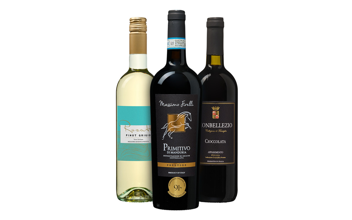 dieweinboerse.de Italienisches Wein-Probierpaket 3 x 0,75 l - Bild 2