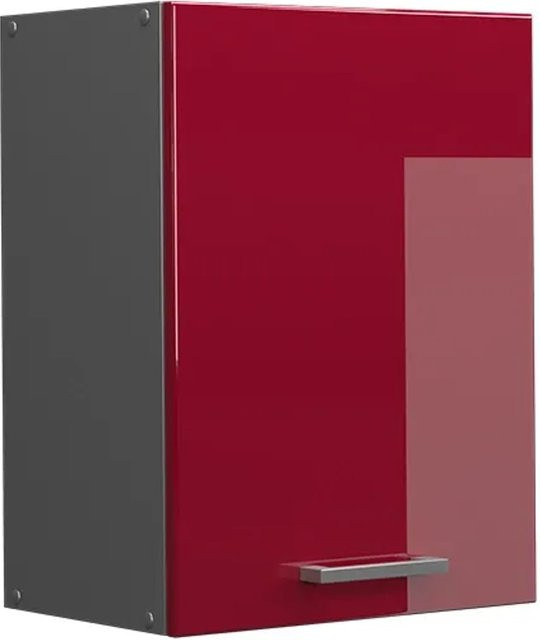 Vicco Hängeschrank R-Line Küchenschrank in Anthrazit und Bordeaux Hochglanz, Breite: 45 cm, Höhe: 60 cm, Tiefe: 31 cm - Bild 2