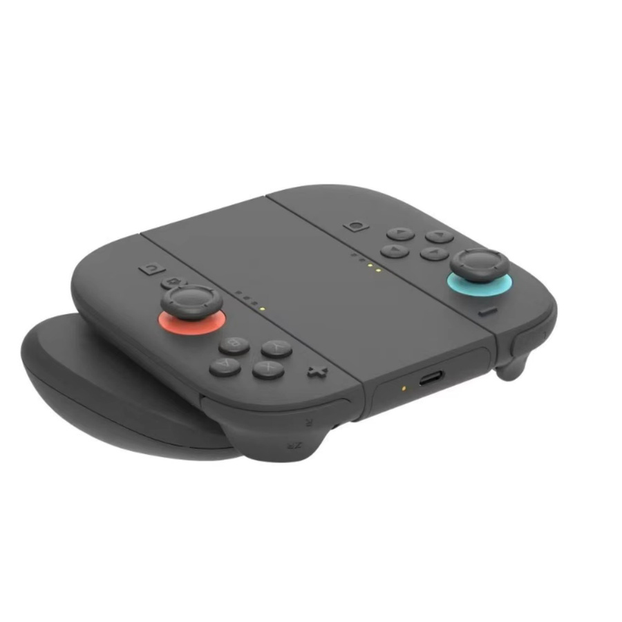 Benicabaly Magnetischer Ladegriff RCW309 für Nintendo Switch in Schwarz mit Rücktasten, Dualer Schnellladung, LED-Anzeige und Überladeschutz - Bild 4