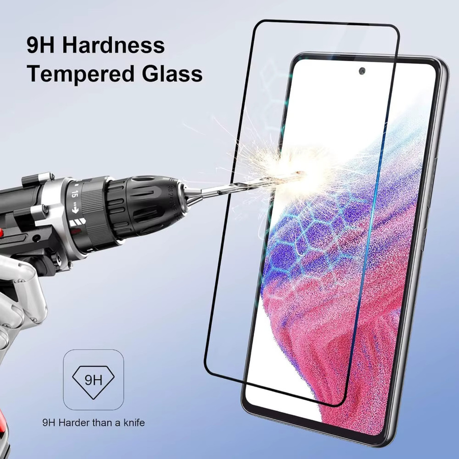 4er-Pack Ultraklare Displayschutzfolie aus gehärtetem Glas für Samsung Galaxy A05 A16 A25 A36 A55 A56 A15 A26 A35 A41 A53 A73 in Transparent - Bild 3