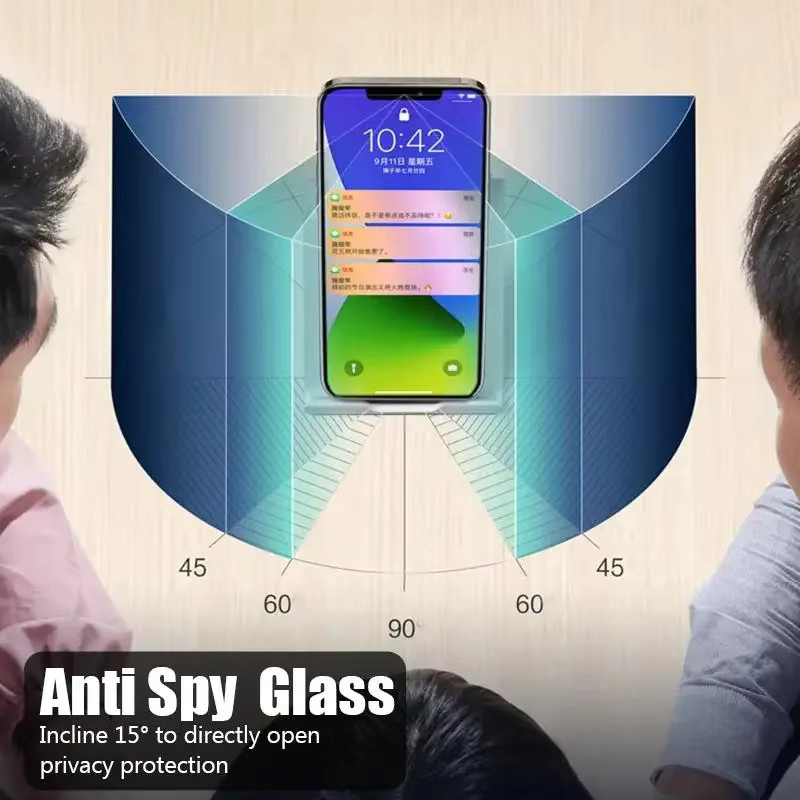 Anti-Spion Panzerglas Display Schutz für iPhone 17 16 15 14 Pro Max und weitere Modelle mit voller Abdeckung - Bild 6