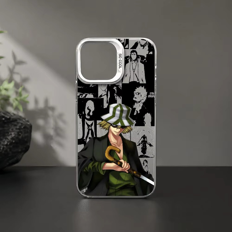 K-Kisuke Urahara Handyhülle Aurora TPU für iPhone 11 bis iPhone 17 Pro Max, stoßfeste und stylische Schutzhülle, Multicolor - Bild 4