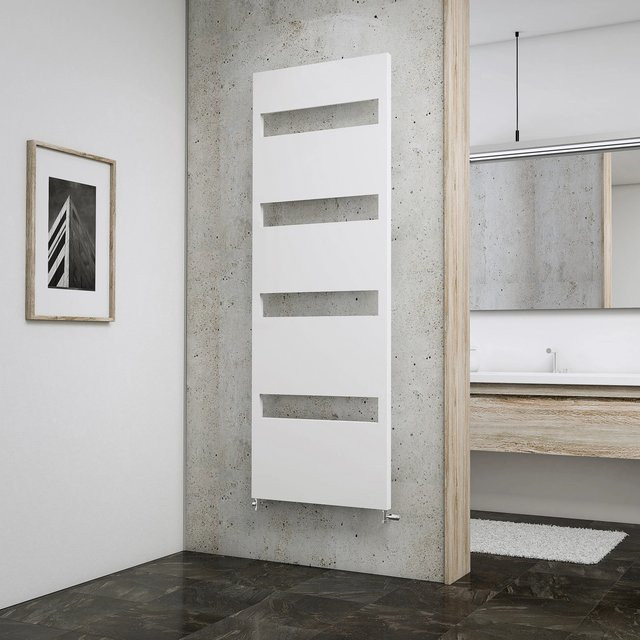Schulte Design-Heizkörper Turin 600 W Alpinweiß H: 170,3 cm, B: 50,5 cm - Bild 1