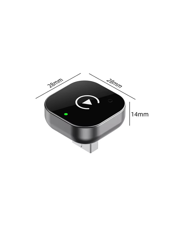 uhulamb 2-in-1 Wireless CarPlay und Android Auto Adapter in Schwarz für kabellose Steuerung per Plug & Play - Bild 6