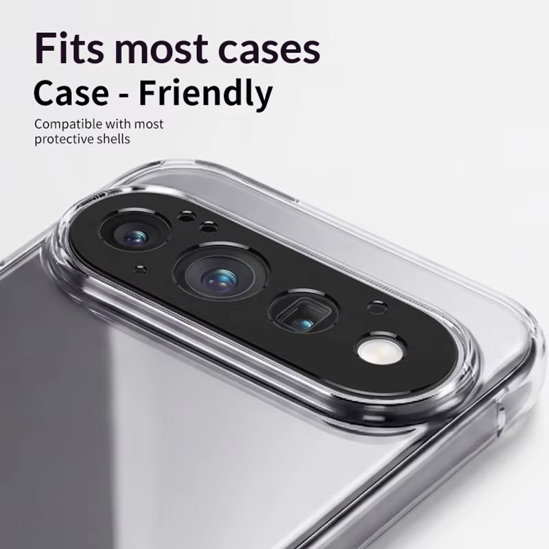 Aluminium-Metall-Objektivschutzglas für Google Pixel 11 Pro XL und Pixel 11 in Schwarz - Bild 3
