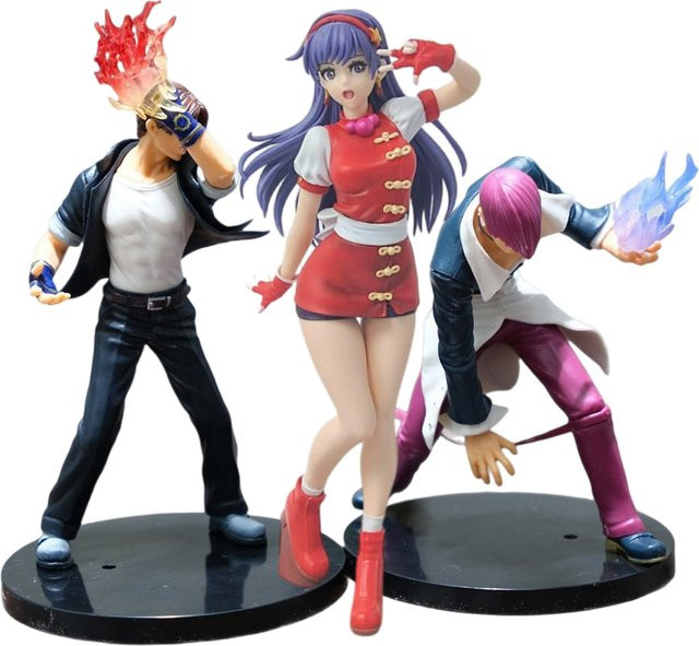 Bandai The King of Fighters Actionfigur, Lori Yagami Kyo Kusanagi Asamiya Athena - Bild 1