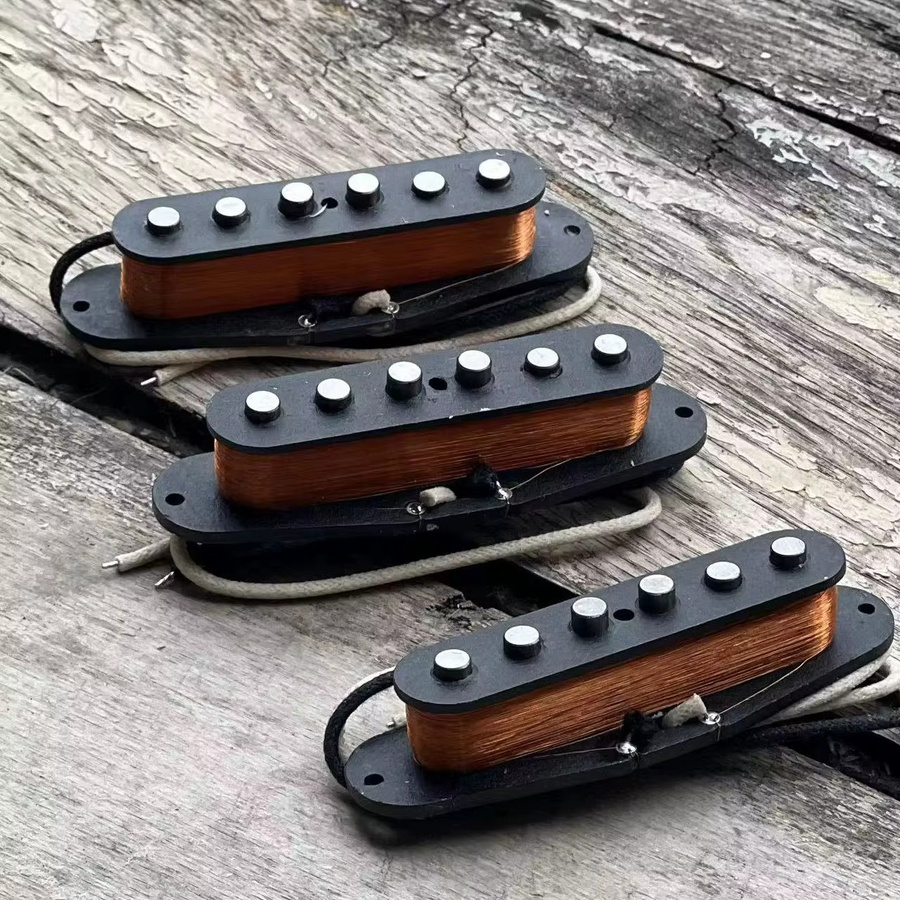 MENGJUE Alnico 5 Single Coil Gitarren-Tonabnehmer im ST-Stil SLL1-Replik in Weiß, Schwarz oder Creme - Bild 4