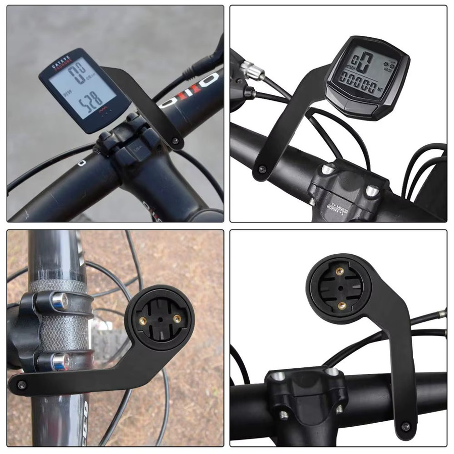 DOMEN Fahrradcomputer-Halterung Verlängerungsadapter für Garmin MTB und Rennrad in Schwarz - Bild 6