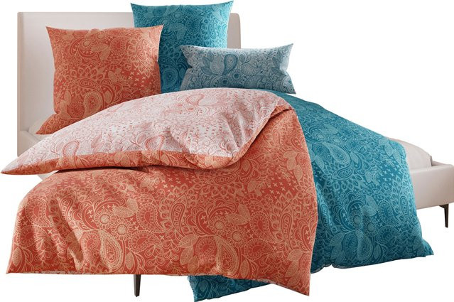 Wäschepur Bettwäsche Paisley Graphic aus 100% Baumwolle, Multicolour, B/H: 135 x 200 cm - Bild 1