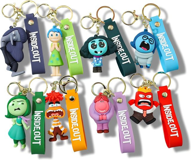 Disney Schlüsselanhänger Inside Out 2, 3D-Anhänger, Kinder - Bild 1