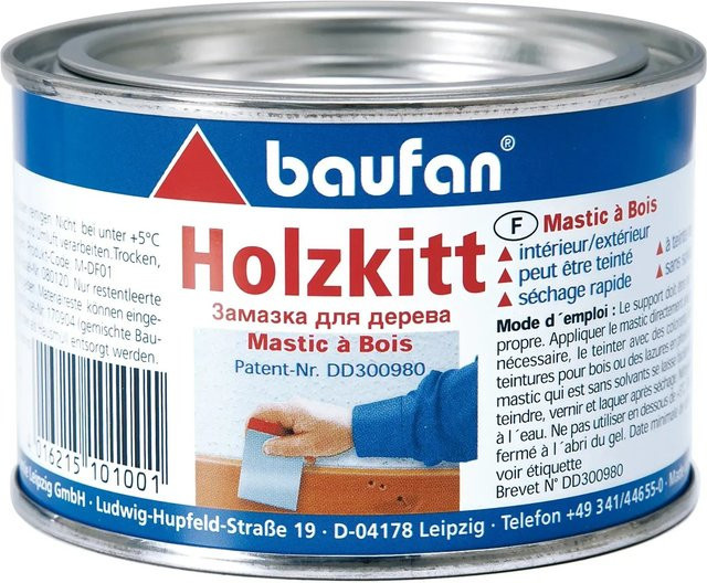 Baufan Holzkitt weiß 200 g - Bild 1