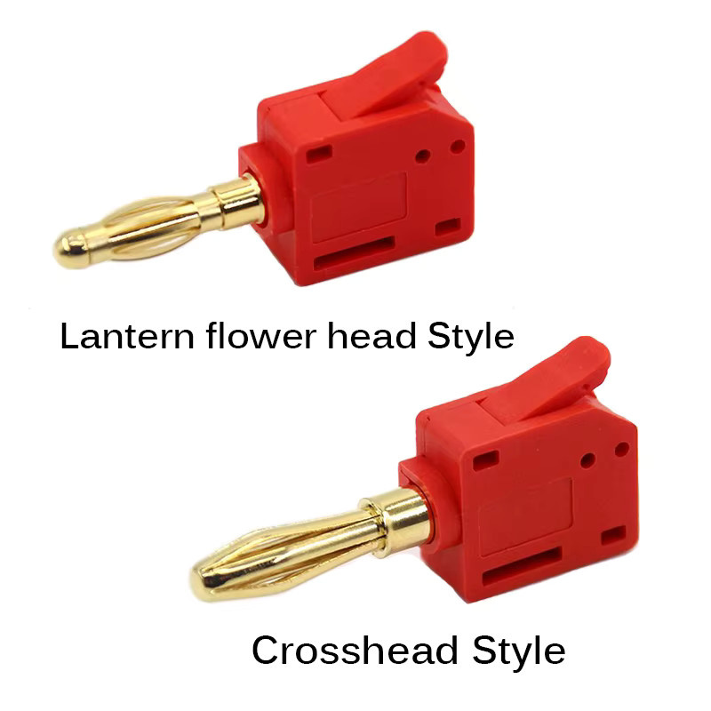 QHJIA Bananenstecker 4mm mit Bananen-Jack-Stecker für Musiklautsprecher und Testinstrumente, 32A Terminals Block - Bild 1