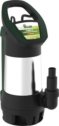 Mr. GARDENER Schmutzwasser-Tauchpumpe in Grün mit 750 W und 15000 l/h Fördermenge - Bild 1