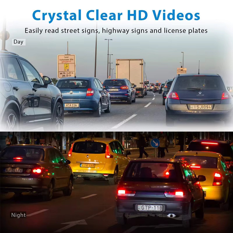 Icreative USB ADAS Dashcam Full HD 1080P mit Nachtsicht für Android-Navigationssysteme, Schwarz - Bild 4
