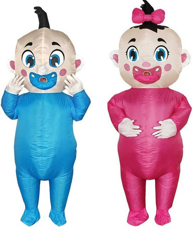 Aufblasbare Baby-Cosplay-Kostüme für Erwachsene, Maskottchen-Anzüge