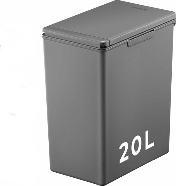Fackelmann Mülleimer Oslo Touch Grau 20 Liter - Bild 1
