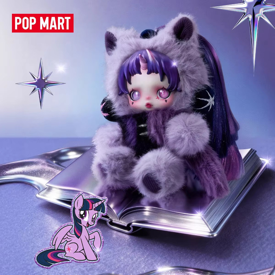 POP MART My Little Pony Skullpanda, Plüschpuppen-Anhänger, Mystery Box - Bild 2