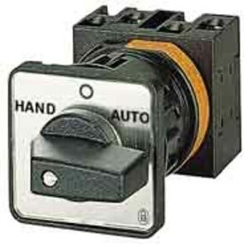 Eaton Umschalter 4pol. T0-4-8213/E Schwarz IP65 Einbau Ausführung - Bild 1