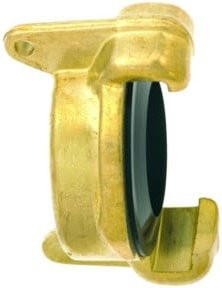 Blindkupplung GEKA MS SB KARASTO aus Messing in Gold - Bild 1