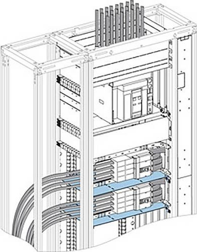 Schneider Electric PrismaSeT-P-OKKEN Schottung Form 3 horizontal in Weiß für DECO und DEBRO Funktionseinheiten - Bild 1